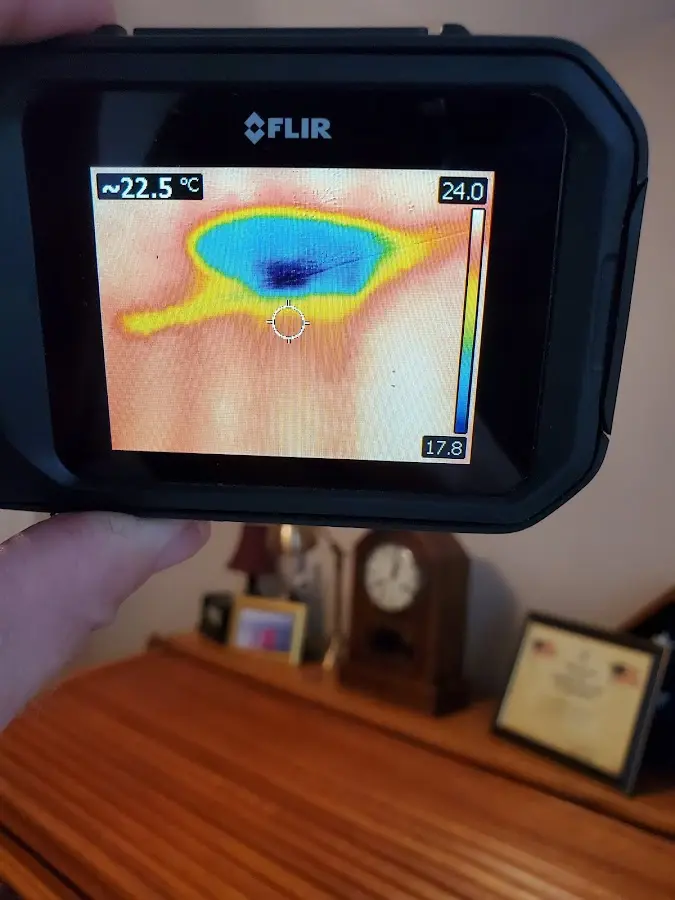 Thermal imaging inspection for water damage in Sweetwater