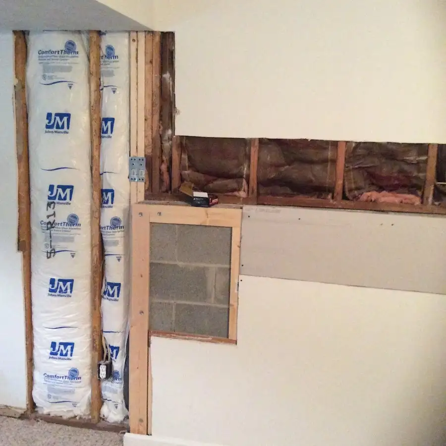 Wall insulation replacement during Contents Cleaning & Restoration in Sweetwater